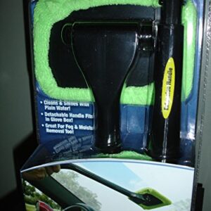 Telebrands Windshield Wonder Microfiber Long Handled Cleaning Tool