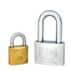 FJM Security Products SPRM60-CR Padlock, 1 Pack, Chrome