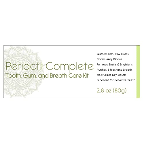 Periactil Complete from Med-Actil - Super Xylitol Bonding - for Strong Attractive Teeth, Firm Pink Gums, Dry Mouth, Sensitivity, Stain Removal and Fresh Breath