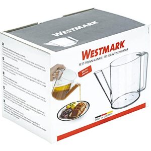 Westmark Fat-/Gravy Separator, 1 liter, Clear