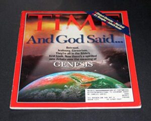time magazine october 28 1996 and god said…… genesis