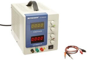 b&k precision 1735a single output dc power supply, 4 digit led display, 0-30 v output voltage, 0-3 a output current