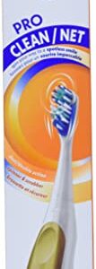 Spinbrush PRO CLEAN Battery Powered Toothbrush, Soft Bristles, 1 Count, Gold or Blue Color May Vary