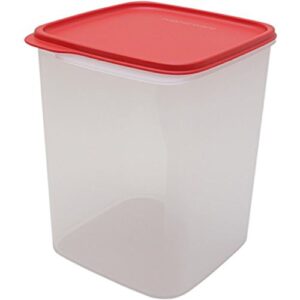 tupperware modular mates container square 4 red