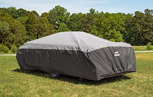 Camco ULTRAGuard RV Cover | Fits Pop-Up Campers 10 to 12-feet | Extremely Durable Design that Protects Against the Elements | (45762)