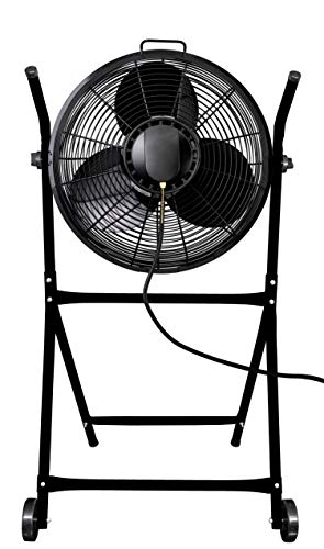 Air King 9219 18-Inch Industrial Grade High Velocity Roll-About Stand with Fan,Black