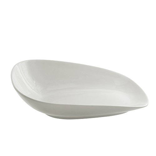 10 Strawberry Street OSLO 21.5" x 11" Slope Bowl, White