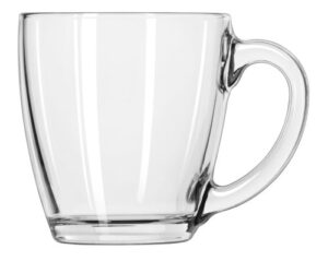 libbey 15-1/2-ounce tapered mug, box of 6, clear