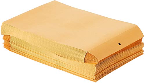 Mead Letter Size Mailing Envelopes, Clasp Closure, All-Purpose 24-lb Paper, 9" X 12", Brown Kraft Material, 20/Pack (76020)