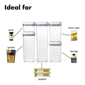 OXO Good Grips 5-Piece Airtight POP Container Set,White