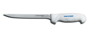 dexter-russell sg133-8 fillet knife 8″ flexible blade, sofgrip handle – white