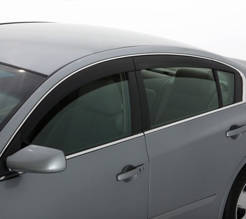 Auto Ventshade [AVS] Low Profile Ventvisor / Rain Guards | Smoke Color, 4 pc | 894001 | Fits 2006 - 2011 Honda Civic Sedan