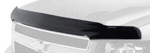 weathertech custom fit stone & bug deflector for chevrolet blazer full size, dark smoke