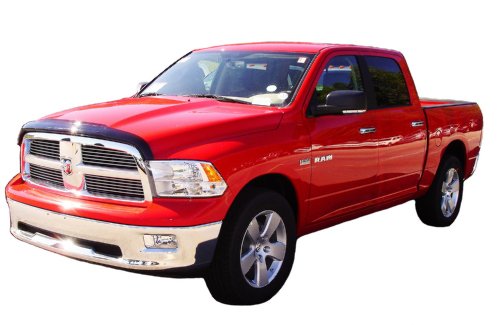 Auto Ventshade [AVS] Bugflector II Hood Shield for 2009 - 2018 Ram 1500, 2019 - 2023 Ram 1500 Classic Body (Excludes Sport/Rebel Models) | High Profile, Smoke, 1 pc. | 25045