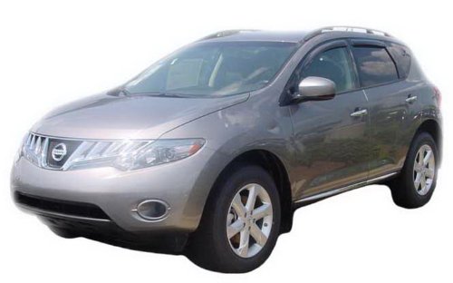 Auto Ventshade [AVS] Ventvisor / Rain Guards | Outside Mount, Smoke Color, 4 pc | 94077 | Fits 2009 - 2014 Nissan Murano