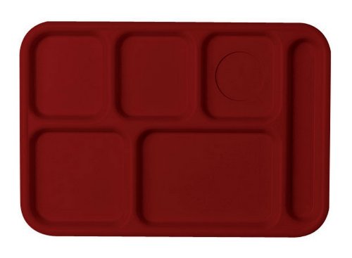 Cambro (PS1014416) 10" x 14-1/2" Penny-Saver School Compartment Tray [Case of 24]