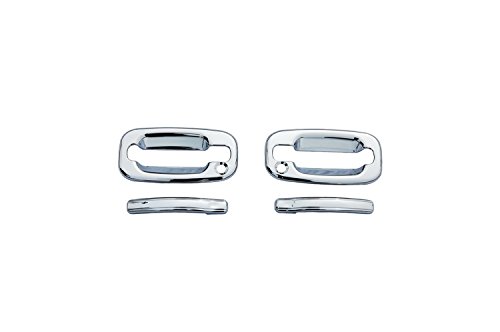 Auto Ventshade 685111 Chrome Door Handle Covers, 2-Door Set for 2007-2013 Silverado & Sierra 1500, 2007-2014 Silverado & Sierra 2500HD-3500HD