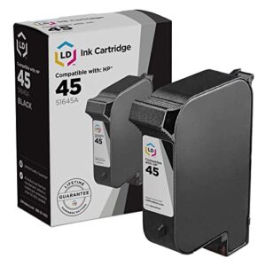 ld products remanufactured replacement for hp 45 51645a ink cartridge for photosmart 1000 1100 1100xi 1115 1115cvr 1215 1215vm 1218 1315 1315vm p1000 p1000xi p1100 p1100xi p2100 (black, single pack)