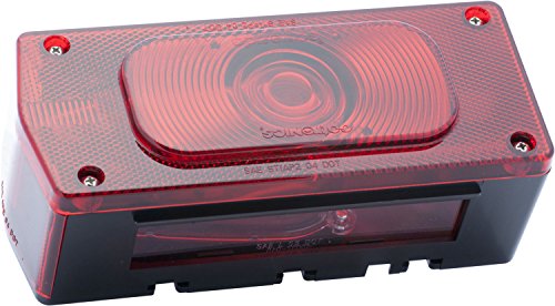 Optronics ST37RS ST-37RS Tail Light with License Light, Red