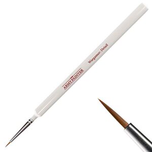 the army painter wargamer: detail – fine detail paint brush with rotmarder sable hair – small paint brush, model paint brush for miniature paint sets & fine tip paint brushes for miniature painting
