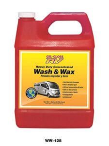 gel-gloss rv wash and wax – 128 oz. – ww-128