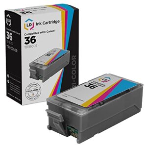 ld compatible ink cartridge replacement for canon cli36 (color)