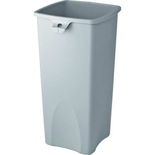 Rubbermaid Commercial Products Untouchable Square Trash Can, Gray, 23 Gallons-RCP356988GY