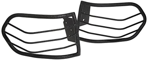 Body Armor 4x4 FJ-7135 Black - Steel Tail Light Guard for 2007-2012 Toyota FJ Cruiser (Pair)