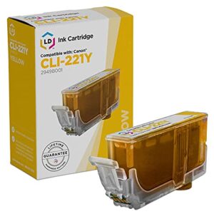 ld compatible ink cartridge replacement for canon cli-221 (yellow)