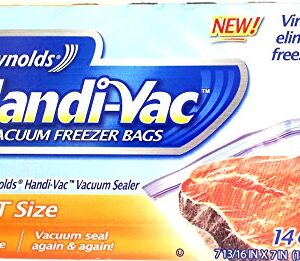 Reynolds Handi Vac Quart Size Vacuum Bags, 14 bags, Genuine Reynolds Handi Vac brand