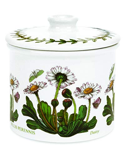 Portmeirion Botanic Garden Drum Shaped Covered Sugar Bowl