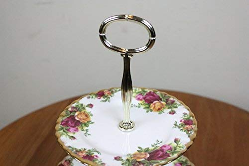 Royal Albert Old Country Roses Three-Tier Cake Stand, 11.5", Multi