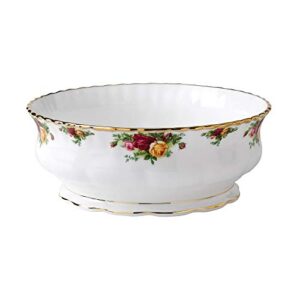 royal albert old country roses salad bowl, 11″, multi