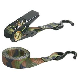 hampton prod keeper 03508-v camo 4pk 8′ ratchets, 400 lbs working load limit