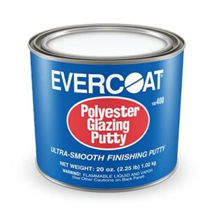 evercoat polyester glazing putty for galvanized steel, aluminum, fiberglass & more – 20 oz
