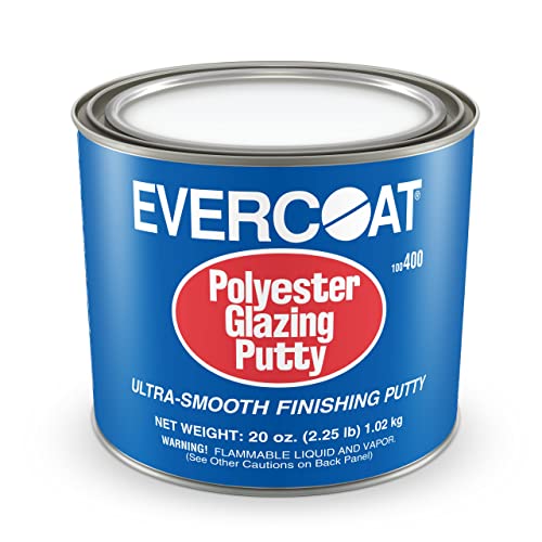 Evercoat Polyester Glazing Putty for Galvanized Steel, Aluminum, Fiberglass & More - 20 Oz