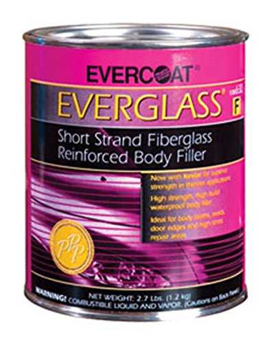 Evercoat Everglass Short Strand Fiberglass Reinforced Filler - Waterproof Filler - 32 Fl Oz