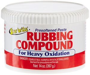 star brite paste rubbing compound medium – 14 oz (082616)