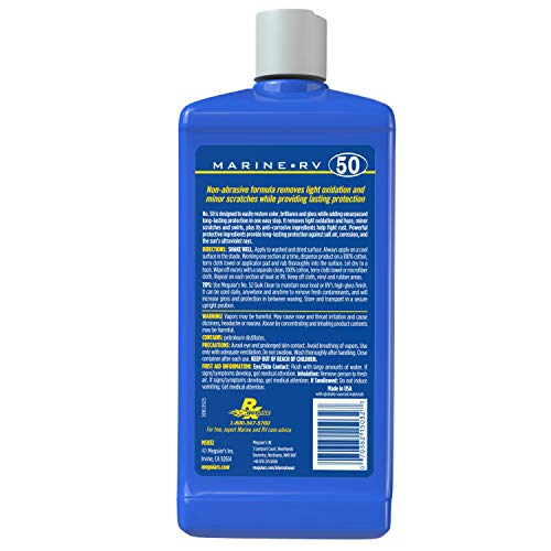 Meguiar's M5032 Marine/RV One Step Cleaner Wax - 32 Oz Bottle