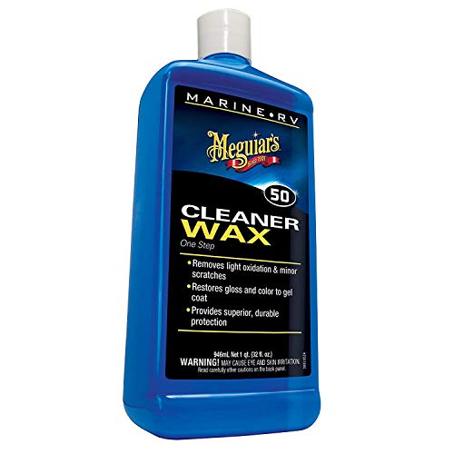 Meguiar's M5032 Marine/RV One Step Cleaner Wax - 32 Oz Bottle