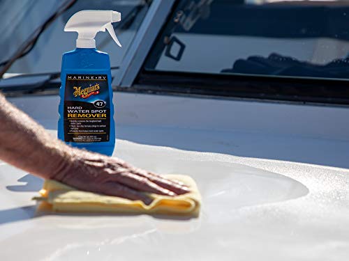 Meguiar's M4716 Marine/RV Hard Water Spot Remover - 16 Oz Spray Bottle