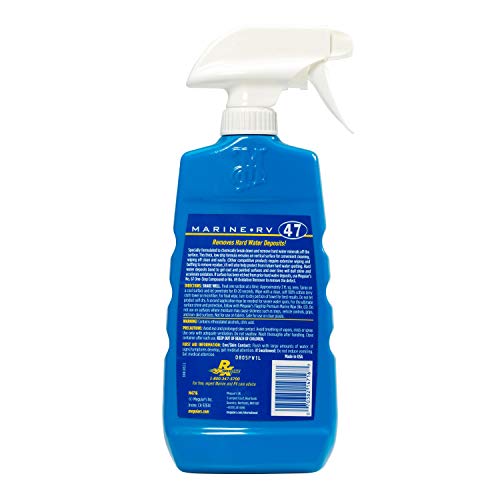 Meguiar's M4716 Marine/RV Hard Water Spot Remover - 16 Oz Spray Bottle