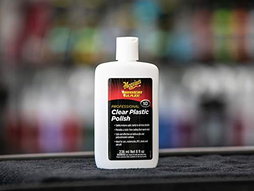 Meguiar's M1008 M10 Mirror Glaze Clear Plastic Polish - 8 Oz Bottle