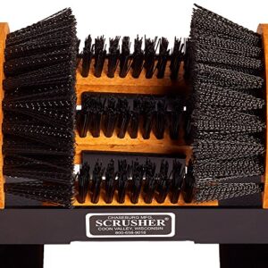 Scrusher - Shoe/Boot Brush & Scrubber - The Deluxe Scrusher Boot & Shoe Cleaner, Weather Resistant Boot Scrubber