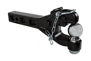 buyers products rm62516 6-ton receiver mount combination hitch with 2-5/16 inch ball, black