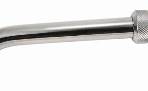 Trimax TR125 Deluxe 1/2" Key Receiver Lock - Bent Pin Style,Chrome