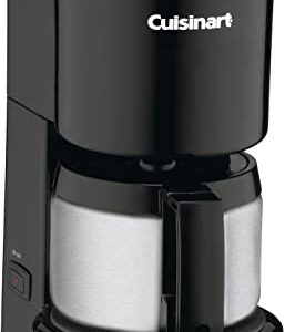 Cuisinart 4 Cup w/Stainless-Steel Carafe Coffeemaker, Black