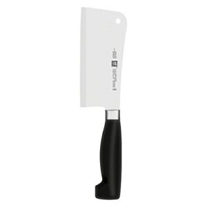 zwilling j.a. henckels twin four star 5-inch high carbon stainless-steel meat cleaver
