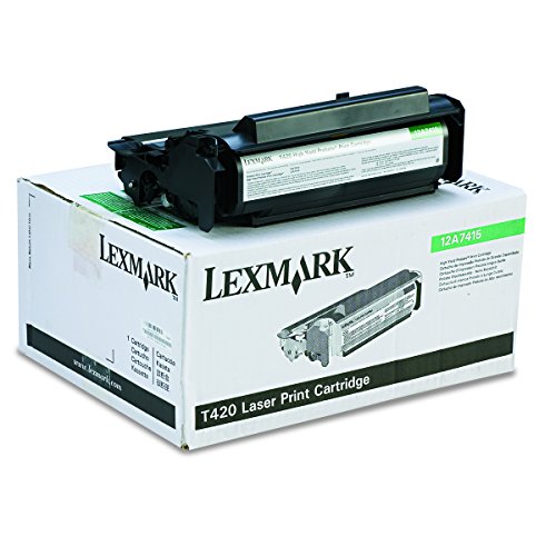 Lexmark 12A7415 High-Yield Toner, 10000 Page-Yield, Black