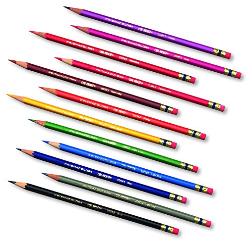 Prismacolor Col-Erase Erasable Colored Pencil, 24-Count, Assorted Colors (20517)